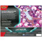 Achterkant van de Pokémon Latias ex Special Collection