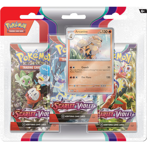 Pokémon Scarlet & Violet 3-Pack Blister sealed