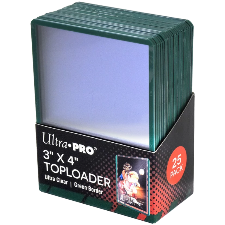Ultra Pro Toploaders Groen 25 stuks verpakking