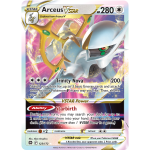 Arceus VSTAR etched foil kaart uit de Premium Collection