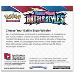 Achterkant van de Pokémon Battle Styles Booster Box