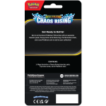 Achterkant van de Pokémon Chaos Rising Premium Checklane Blister