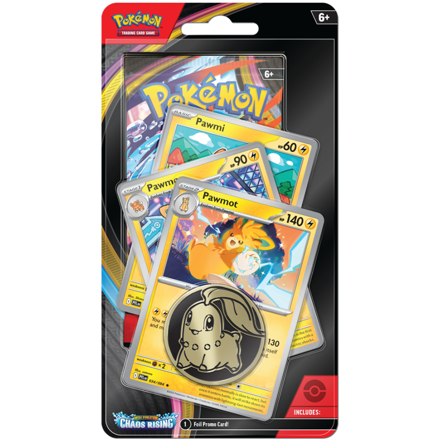 Chaos Rising Premium Checklane Blister Sealed Pokémon Chaos Rising Premium Checklane Blister sealed