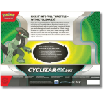 Achterkant van de Pokémon Cyclizar ex Box