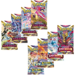 Booster packs uit de Pokémon Darkrai VSTAR Premium Collection