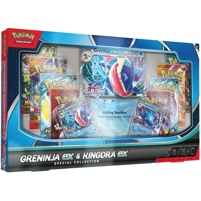 Greninja ex & Kingdra ex Special Collection Box sealed