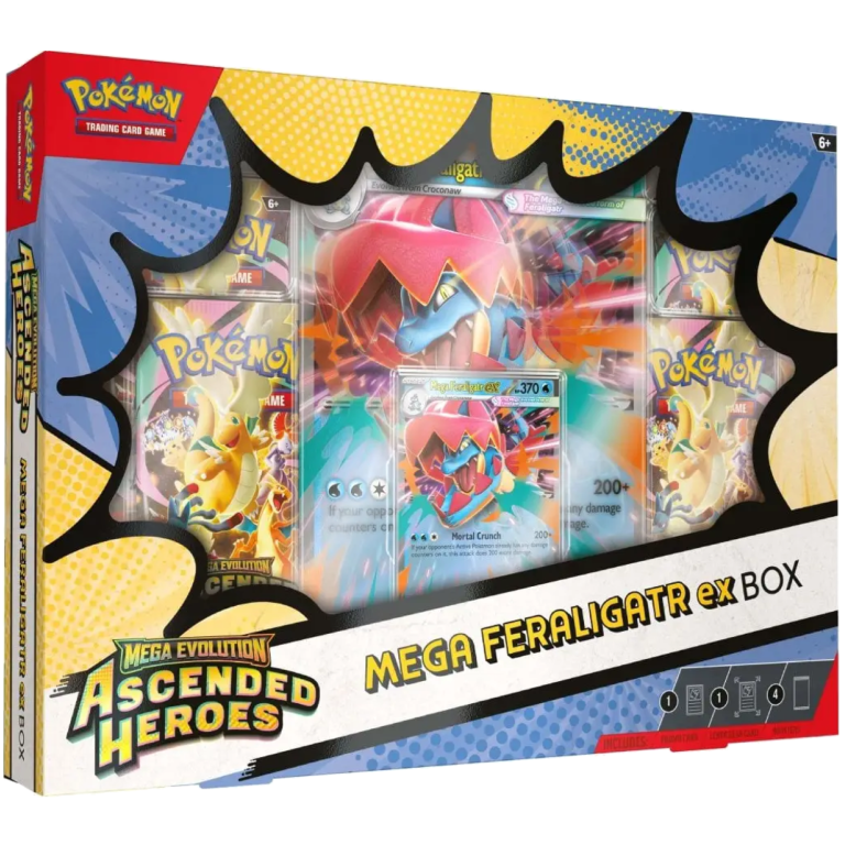 Pokémon Ascended Heroes Mega Feraligatr ex Box sealed