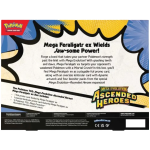 Achterkant van de Pokémon Ascended Heroes Mega Feraligatr ex Box