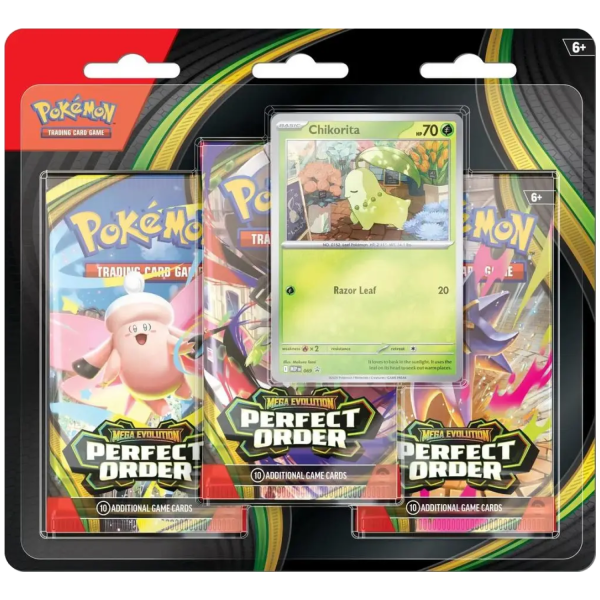 Pokémon Perfect Order 3-Pack Blister sealed