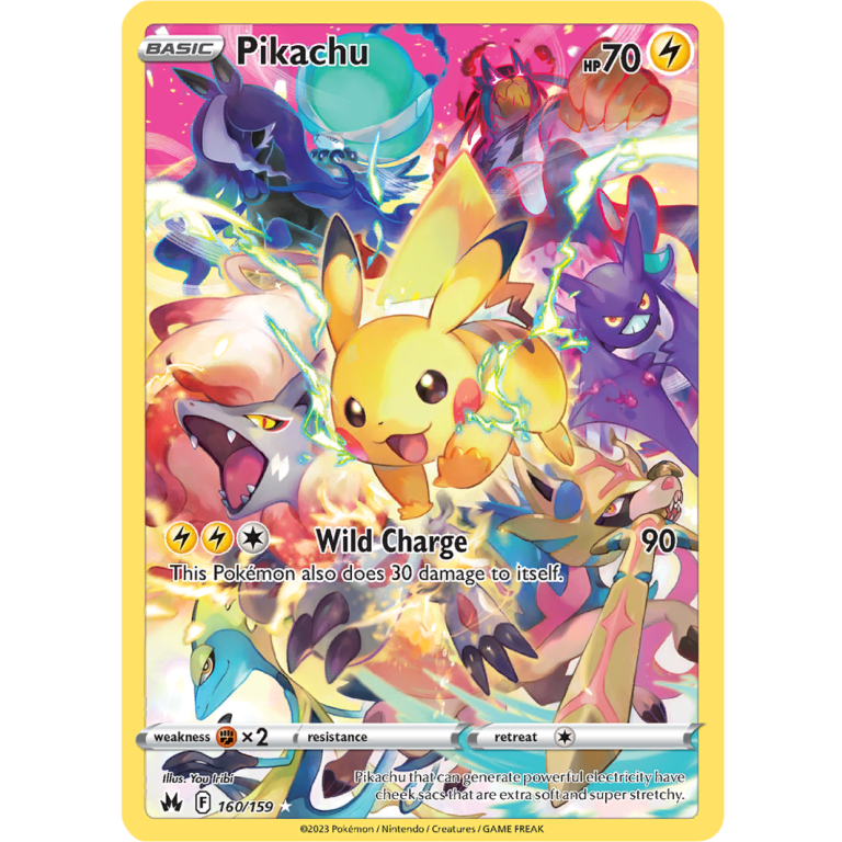 Pikachu 160/159 Pokémon Crown Zenith kaart