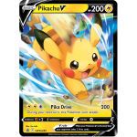 Pikachu V SWSH285 Sword & Shield Black Star Promo kaart