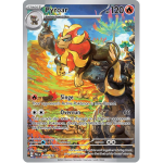 Pyroar 200/193 Illustration Rare Pokémon Paldea Evolved kaart