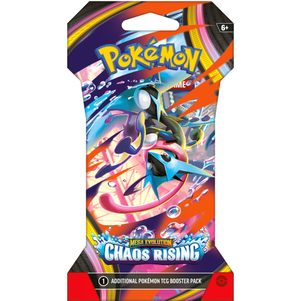 Pokémon Sleeved Chaos Rising booster sealed