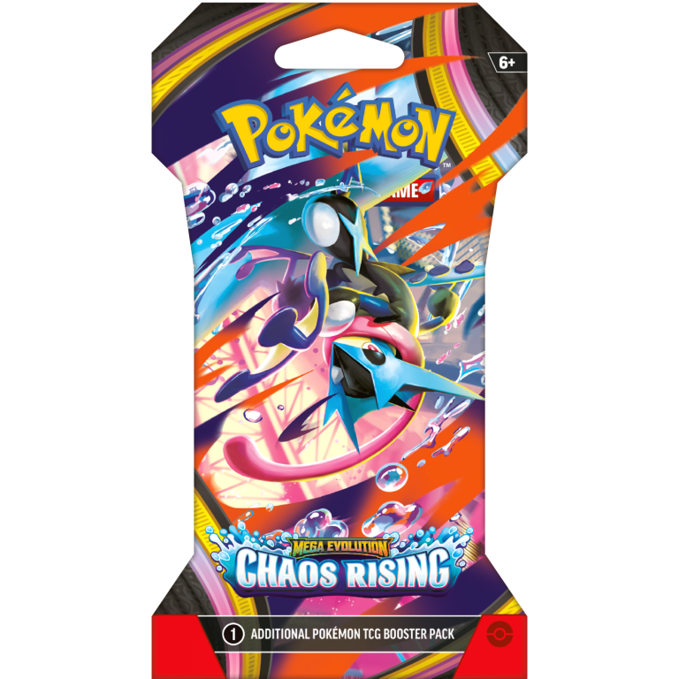 Pokémon Sleeved Chaos Rising booster sealed