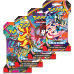 Artworkvarianten van de Pokémon Sleeved Chaos Rising boosters