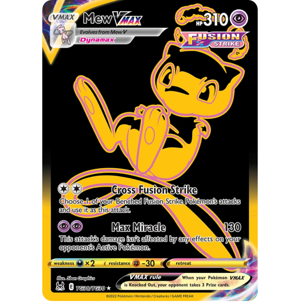 Mew VMAX TG30/TG30 Lost Origin Trainer Gallery Pokémon kaart