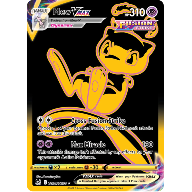 Mew VMAX TG30/TG30 Lost Origin Trainer Gallery Pokémon kaart