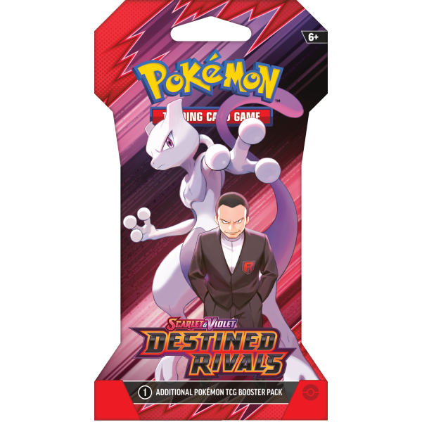 Pokémon Sleeved Destined Rivals Booster Pack sealed