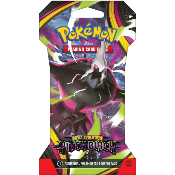 Pokémon Sleeved Pitch Black Booster Pack sealed