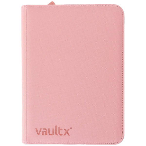 Vault X 9-Pocket Exo-Tec Zip Binder Just Pink