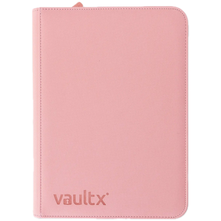 Vault X 9-Pocket Exo-Tec Zip Binder Just Pink