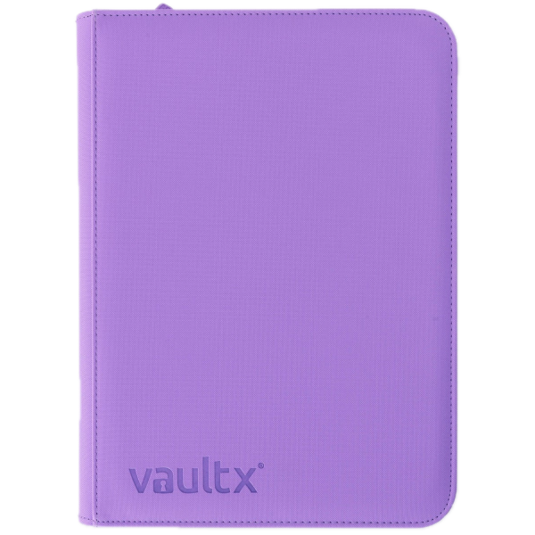 Vault X 9-Pocket Exo-Tec Zip Binder Just Purple