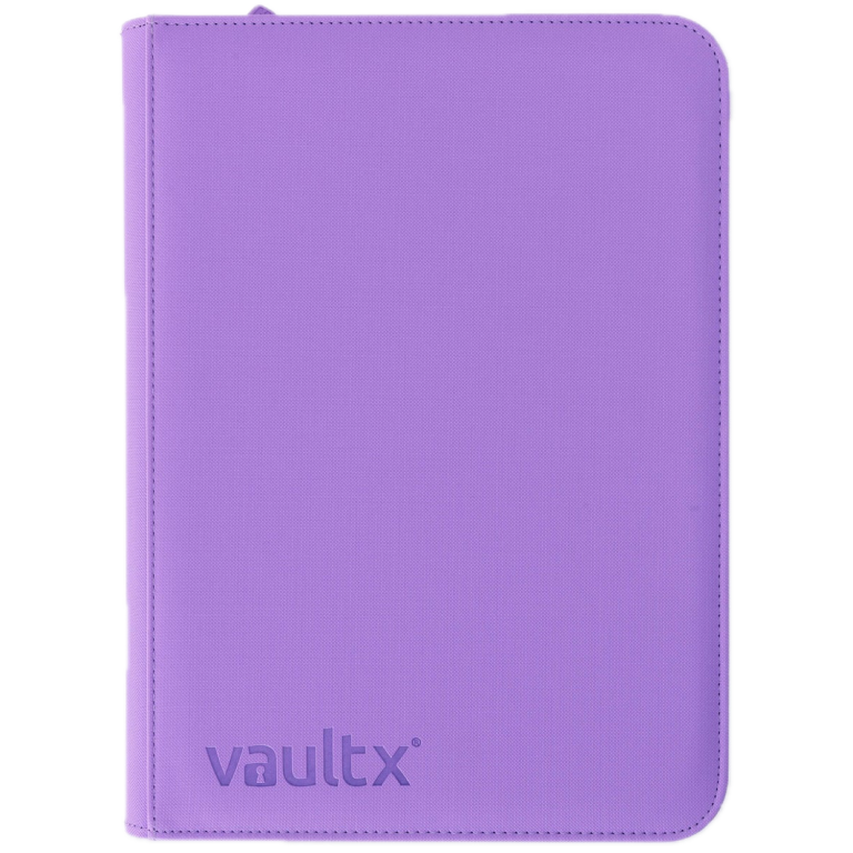 Vault X 9-Pocket Exo-Tec Zip Binder Just Purple