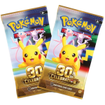 Pokémon 30th Celebration booster packs Eevee blister