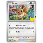 Eevee foil kaart 30th Celebration 2-Pack Blister
