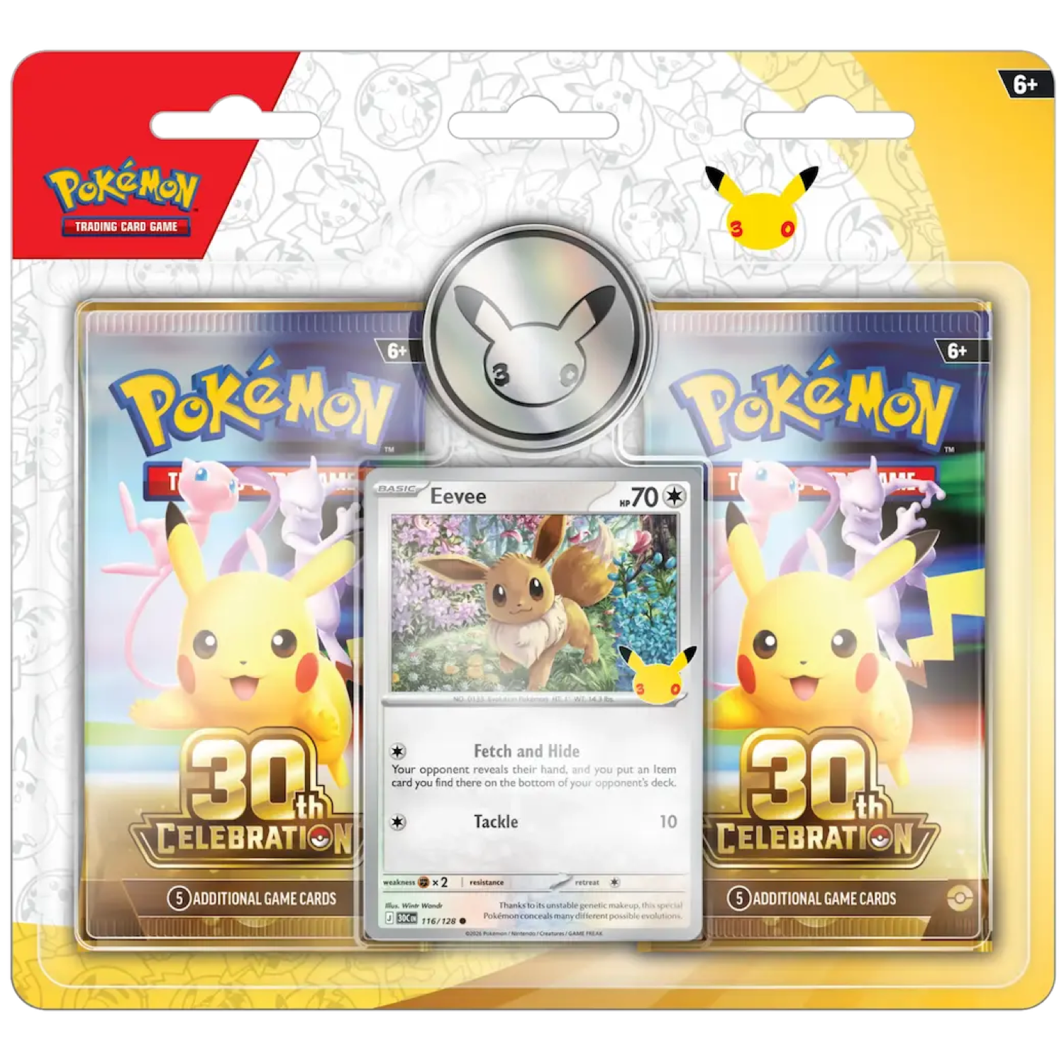 30th Celebration 2-Pack Blister Eevee Pokémon 30th Celebration 2-Pack Blister Eevee