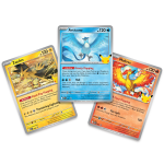Articuno Zapdos Moltres foil promo 30th Celebration