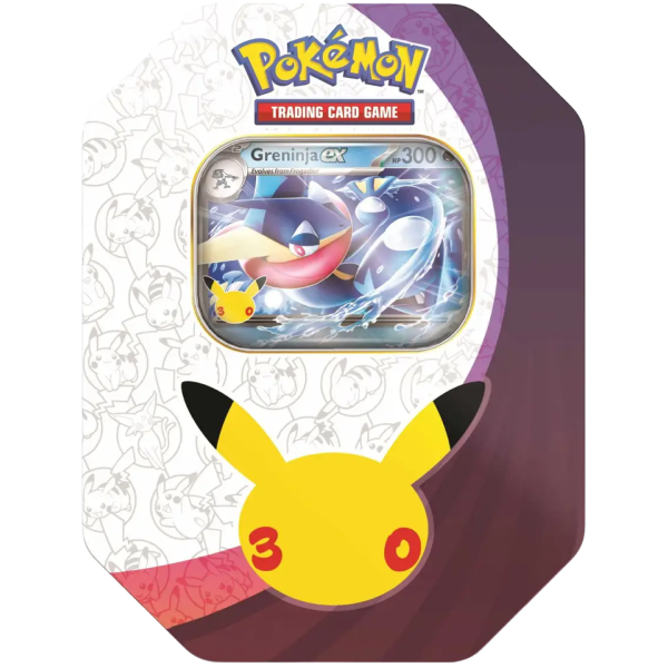 Pokémon 30th Celebration Greninja ex Tin