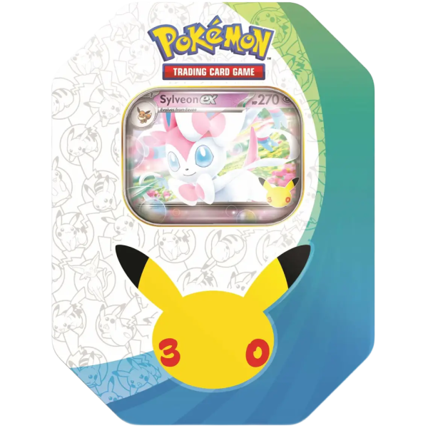 Pokémon 30th Celebration Sylveon ex Tin