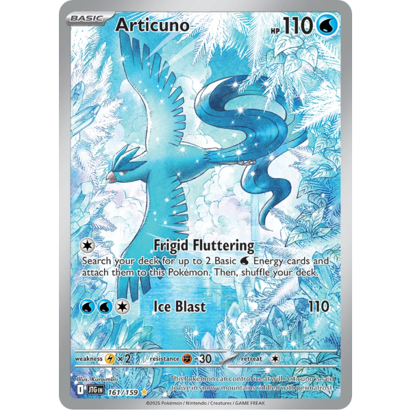 Articuno 161/159 Journey Together Illustration Rare