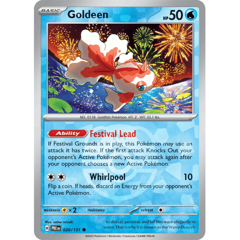 Goldeen Master Ball 020/131 Prismatic Evolutions