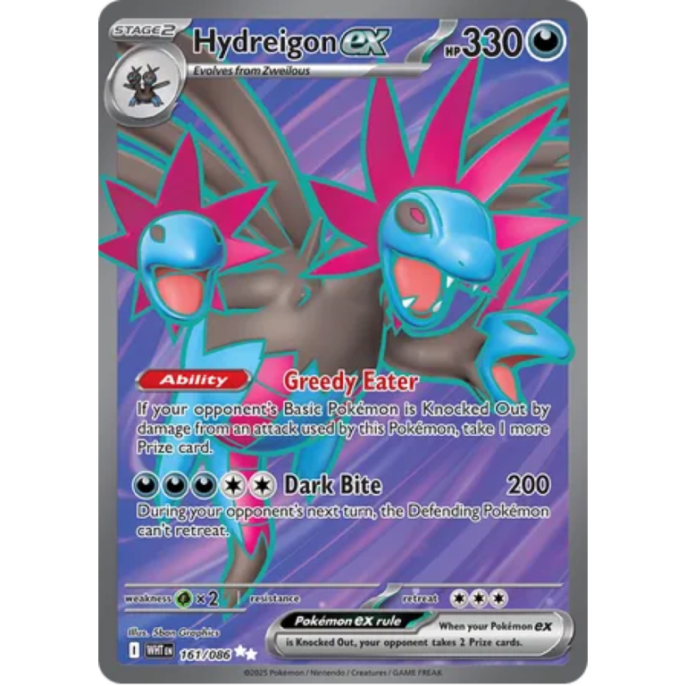 Hydreigon ex 161/086 White Flare Ultra Rare