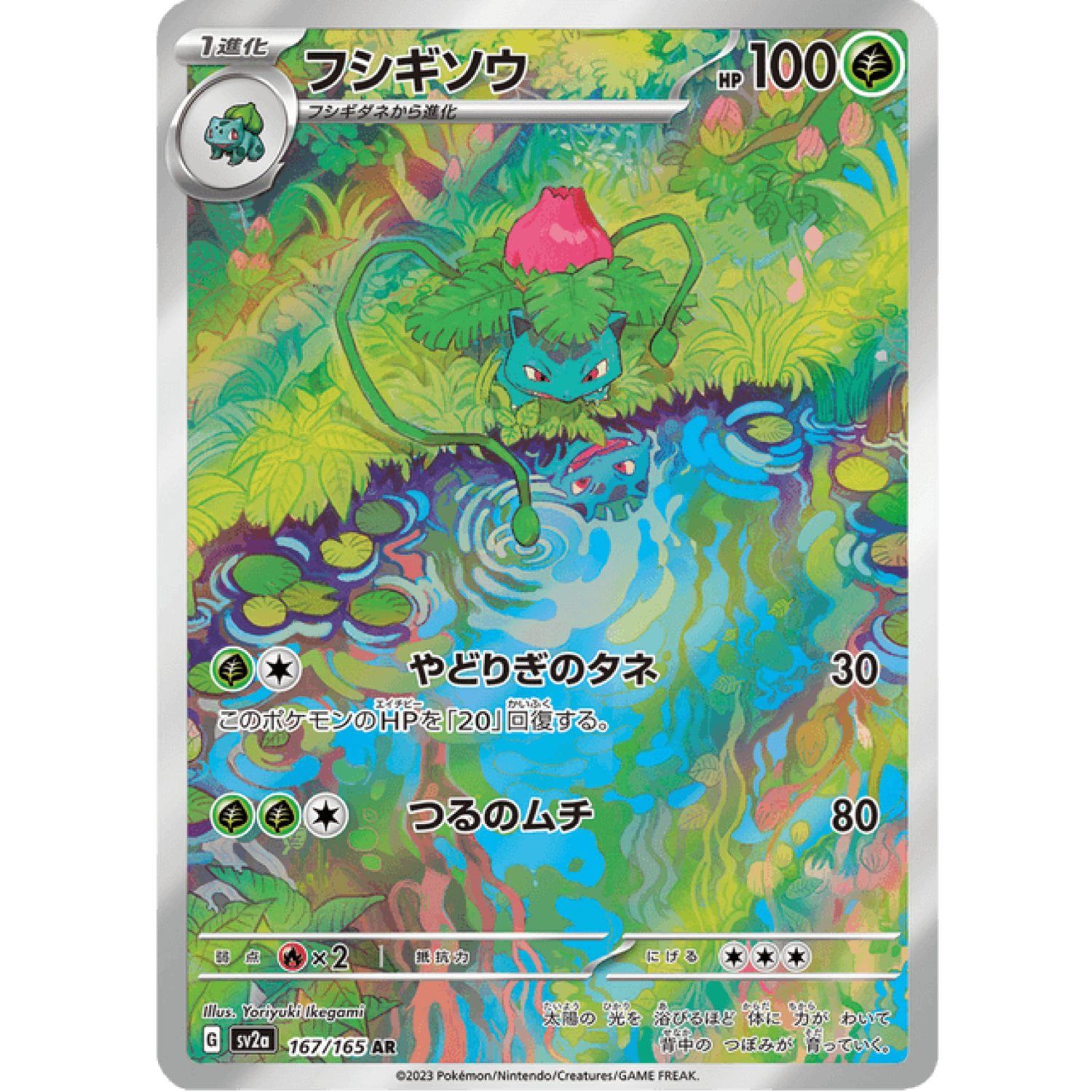 Ivysaur 167/165 Pokémon 151 JP Ivysaur 167/165 Pokémon 151 JP Art Rare