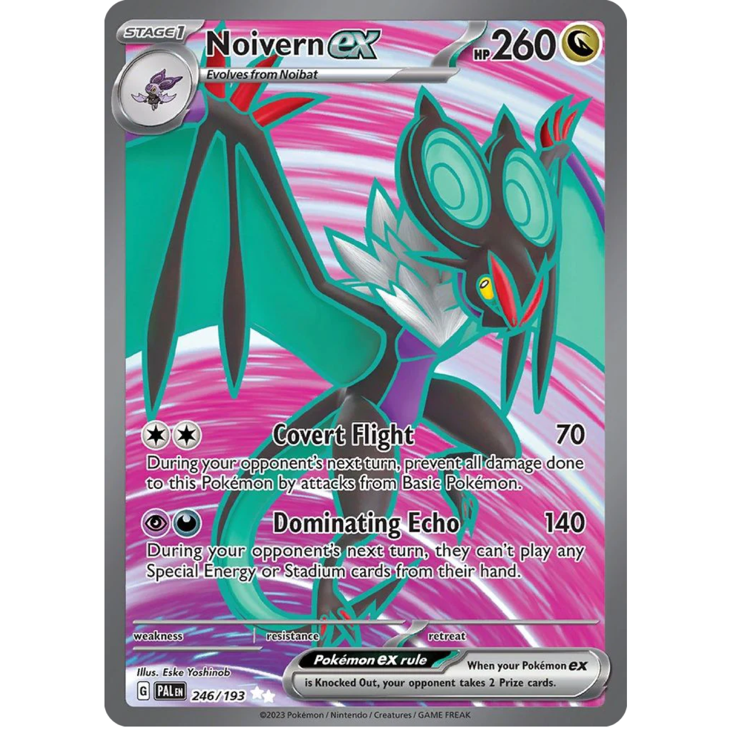 Noivern ex 246/193 Paldea Evolved Noivern ex 246/193 Paldea Evolved Special Illustration Rare