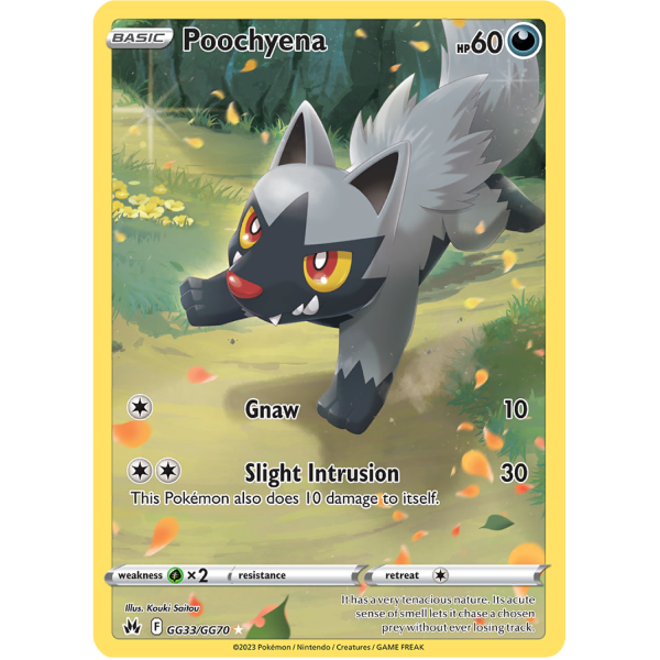 Poochyena GG33/GG70 Crown Zenith Galarian Gallery