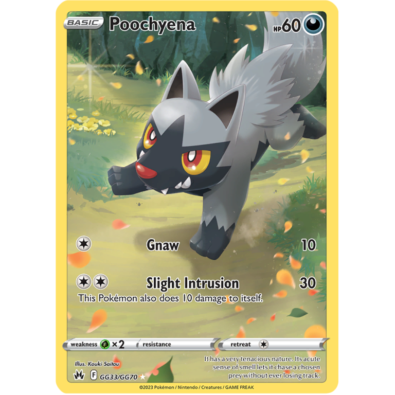 Poochyena GG33/GG70 Crown Zenith Galarian Gallery