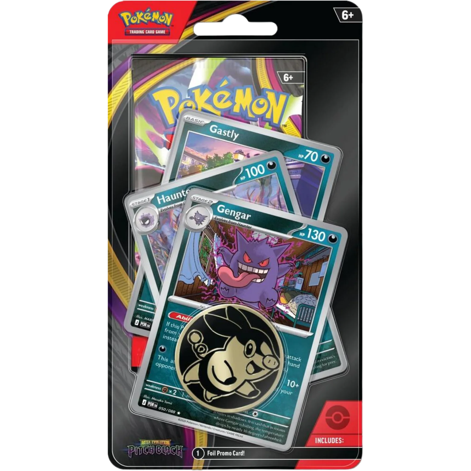 Pitch Black Gengar Premium Checklane Blister Pokémon Pitch Black Gengar Premium Checklane Blister